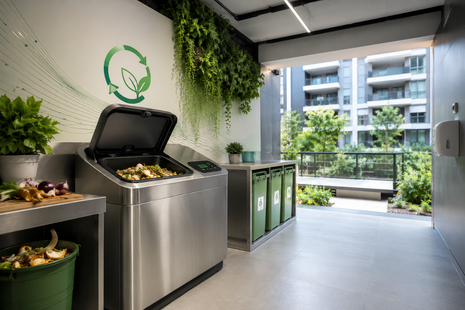 gestore condominiale di rifiuti alimentari Ecofast per scarti organici